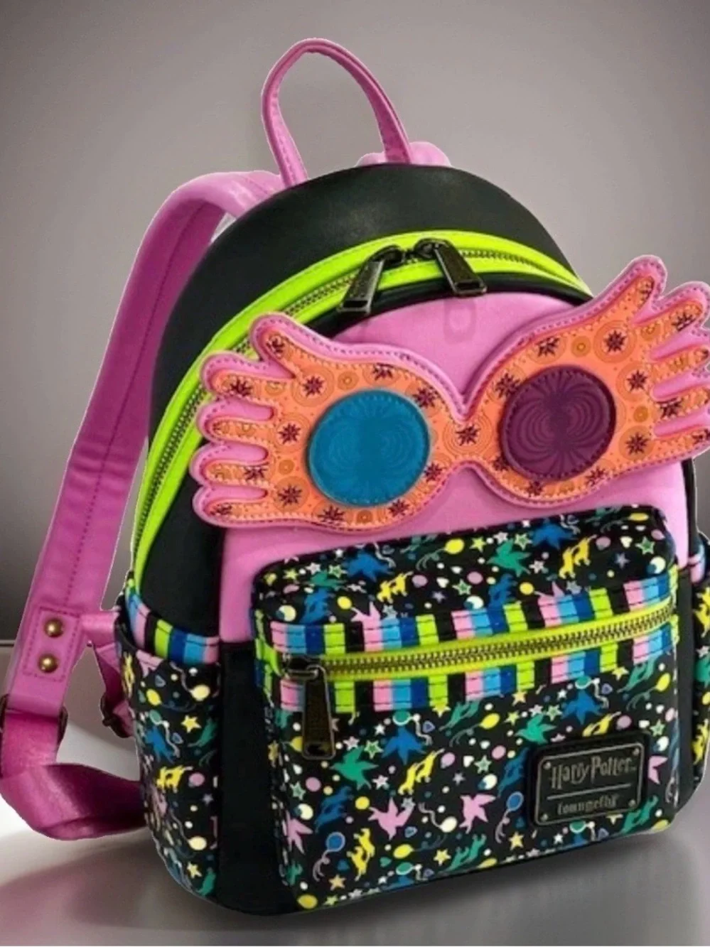 NEW w Tags Loungefly Harry Potter LUNA LOVEGOOD Nargles Spectrespecs Backpack